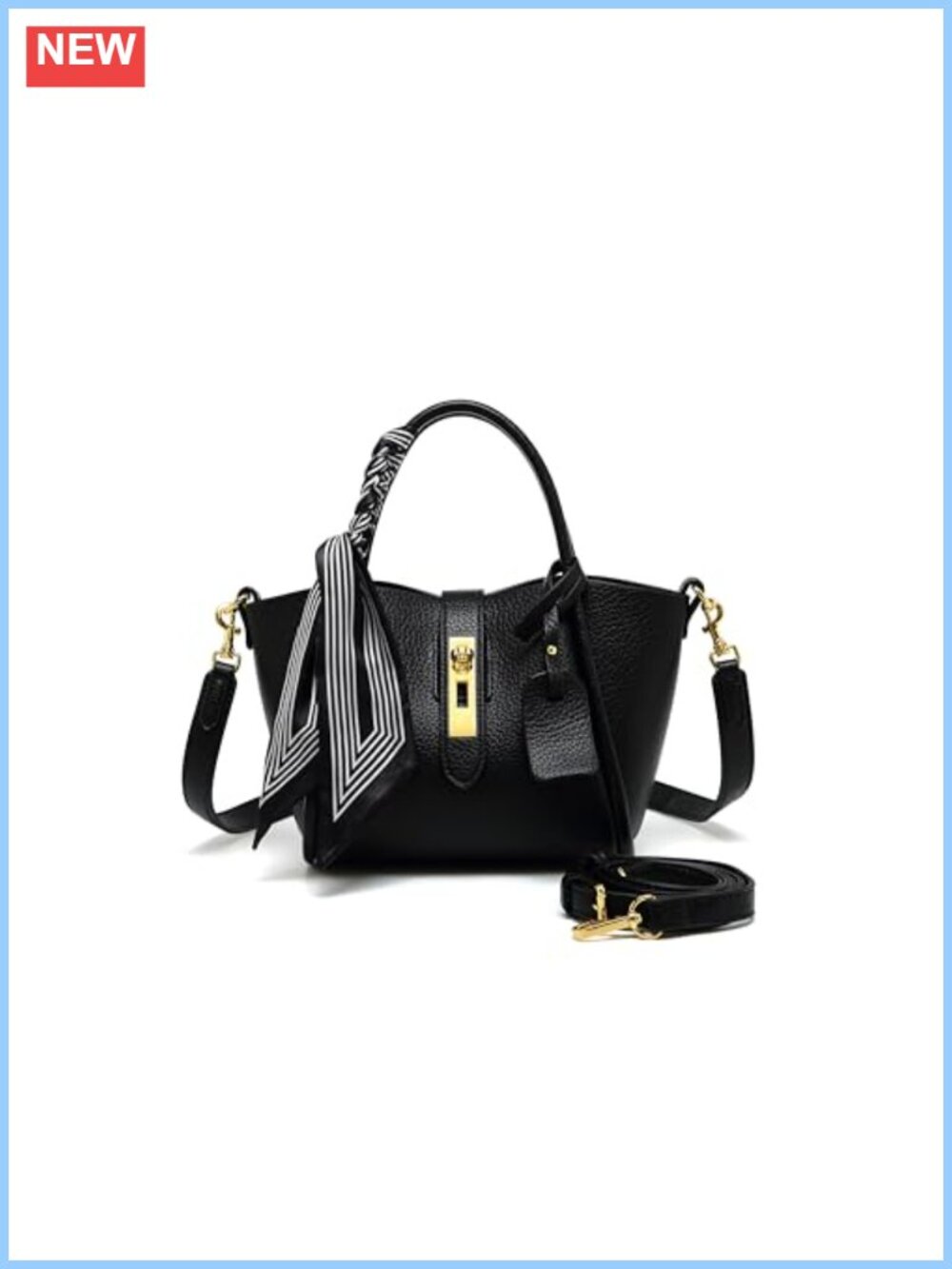 Synthetic Leather Crossbody Bag Mini Crescent Adjustable Strap Women's Shoulder